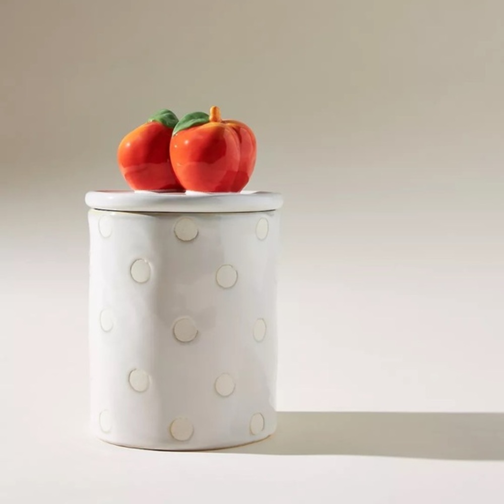 Anthropologie-Fruta Canister-Peach